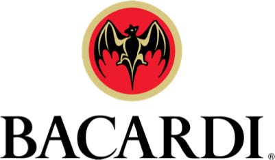 A logo of bacardi is shown.