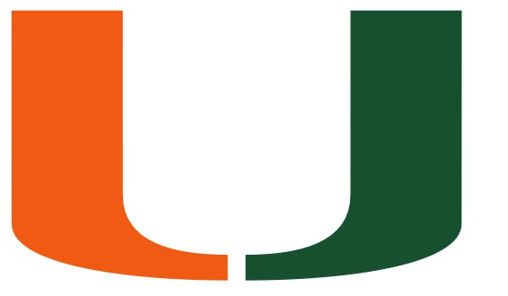 A logo of the university of miami.